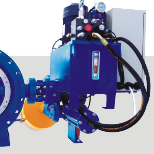 HAMMER-TYPE AUTOMATIC PRESSURE CONTROL SLOWLY CLOSES THE CHE