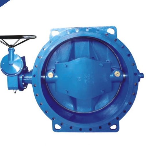 D342X FLANGE DOUBLE ECCENTRIC SOFT SEAL BUTTERFLY VALVE DN30