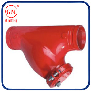 Grooved Y strainer