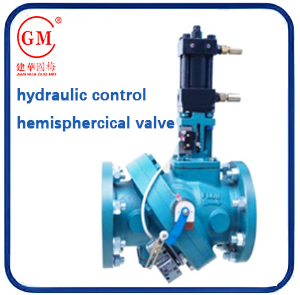hydraulic control hemisphercical valve